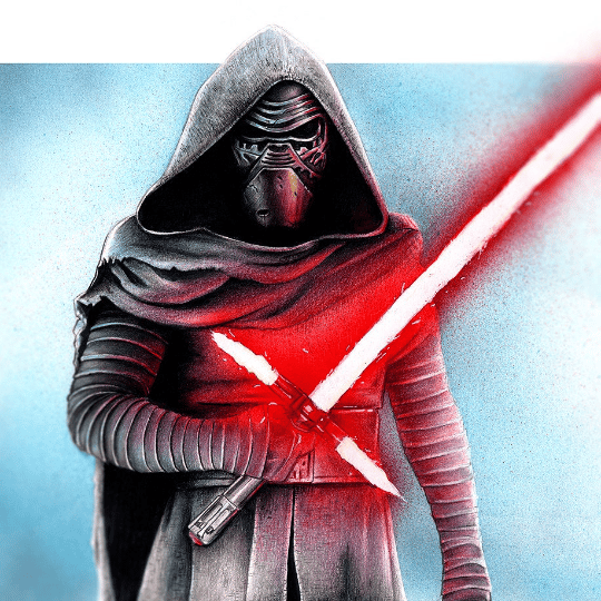 kylo ren 絵画フロアクッション kylo ren 絵画フロアクッション
